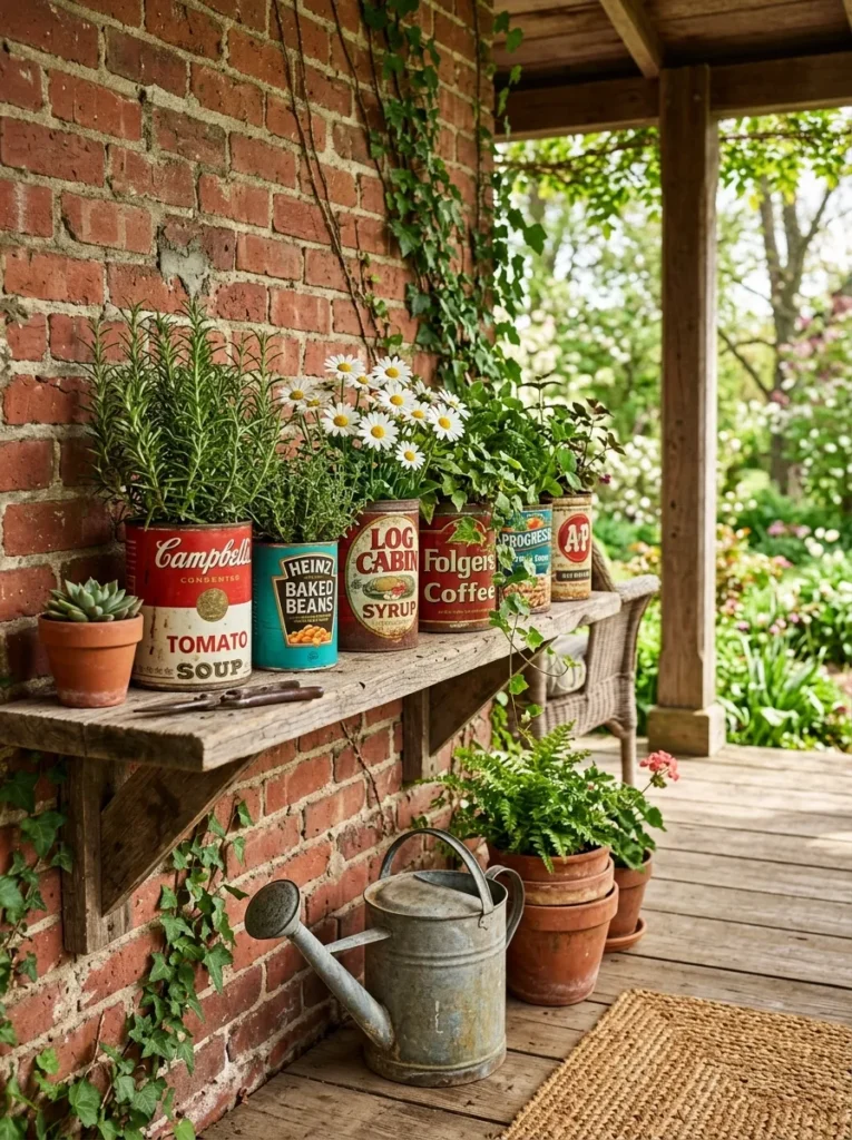 Tin Can Planters