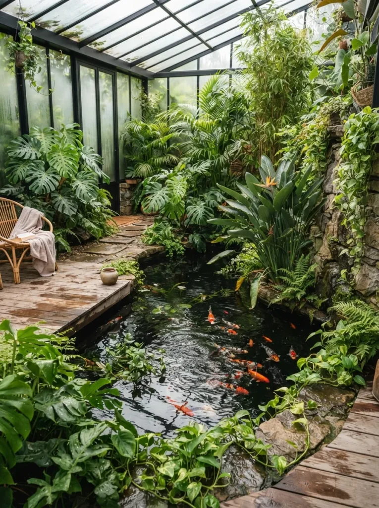 Tropical Themed Pond