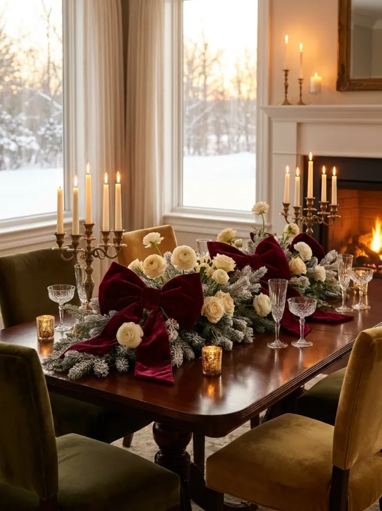 Velvet Bow Arrangement