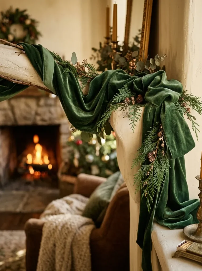 Velvet Ribbon Garland