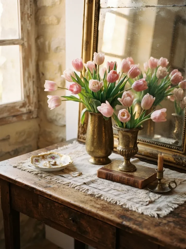 Vintage Brass Vases