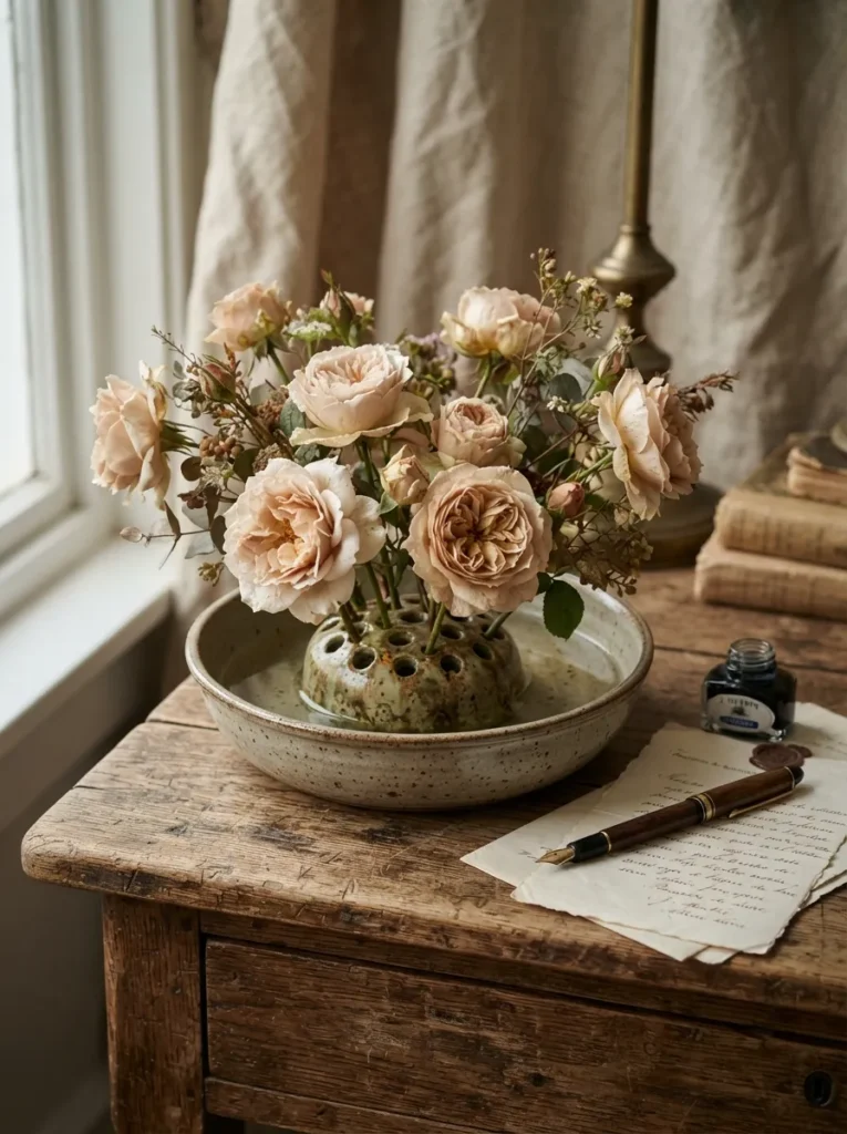 Vintage Flower Frog