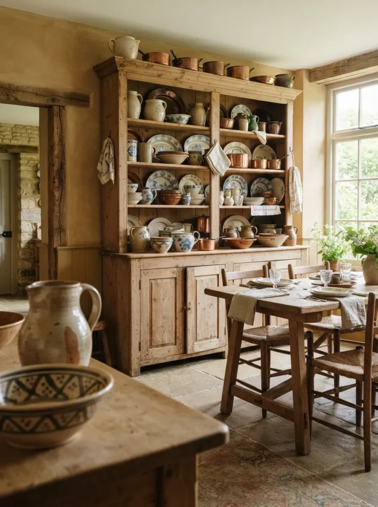 Vintage Hutch Display