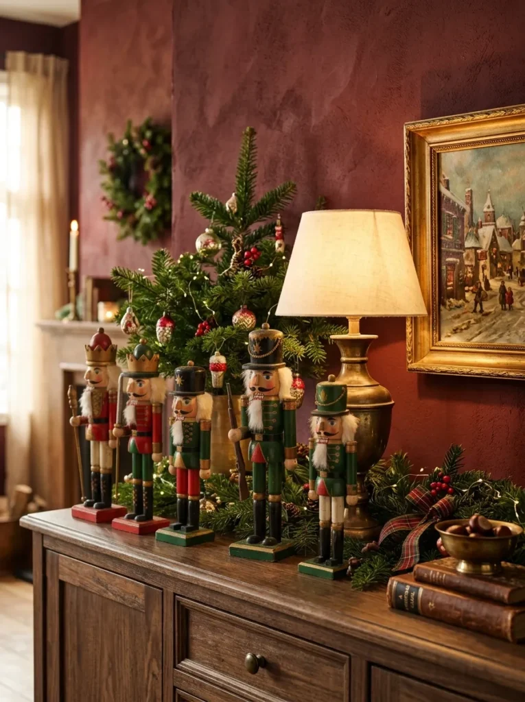 Vintage Nutcracker Display