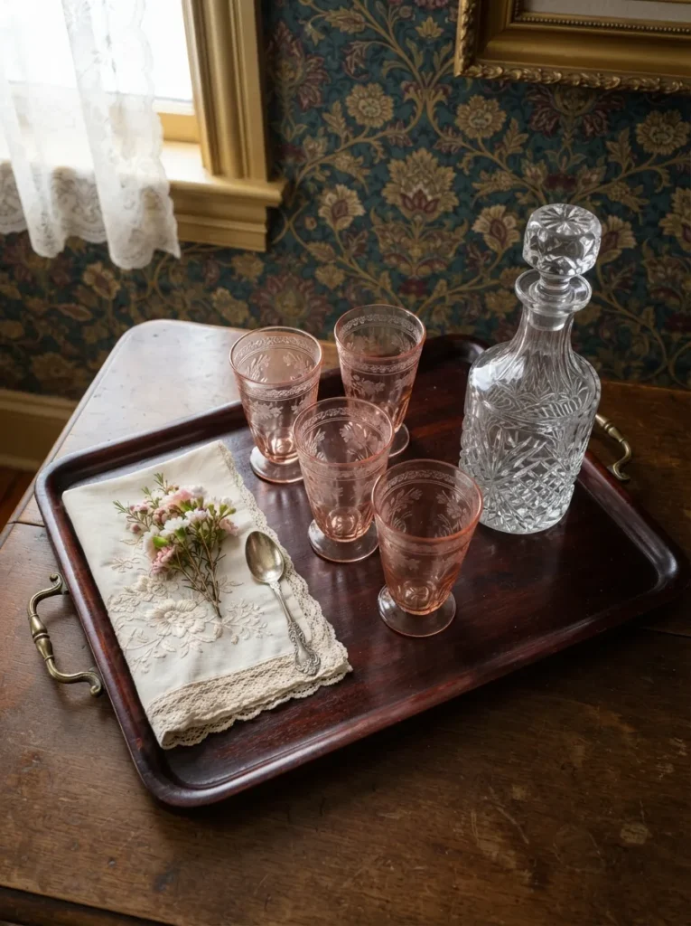 Vintage Pink Glasses