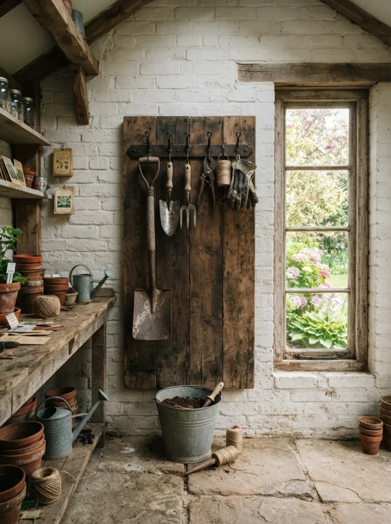 Wall-Hung Garden Tools