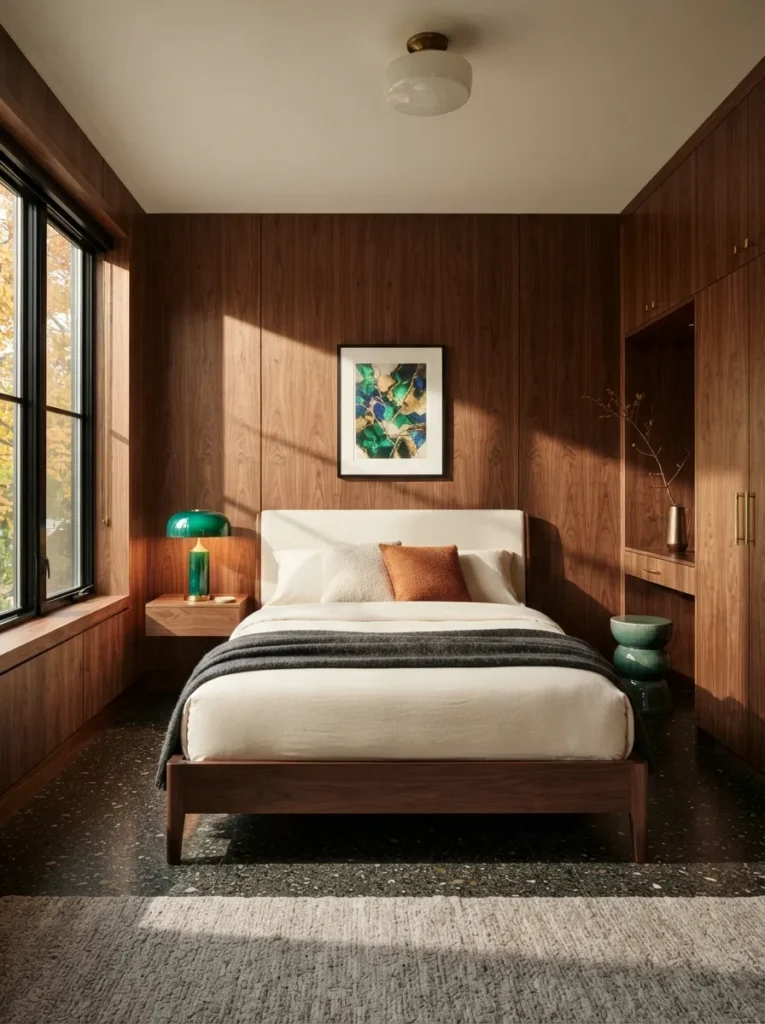 Walnut Wood Paneling