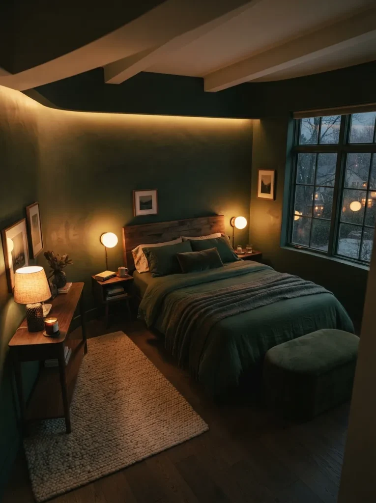 Warm Green Lighting