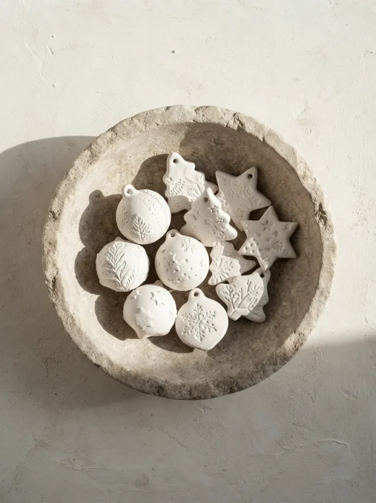 White Ceramic Ornaments