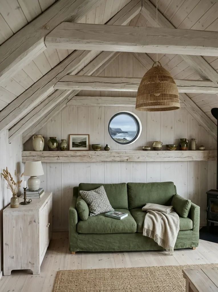 Whitewashed Pine Accents