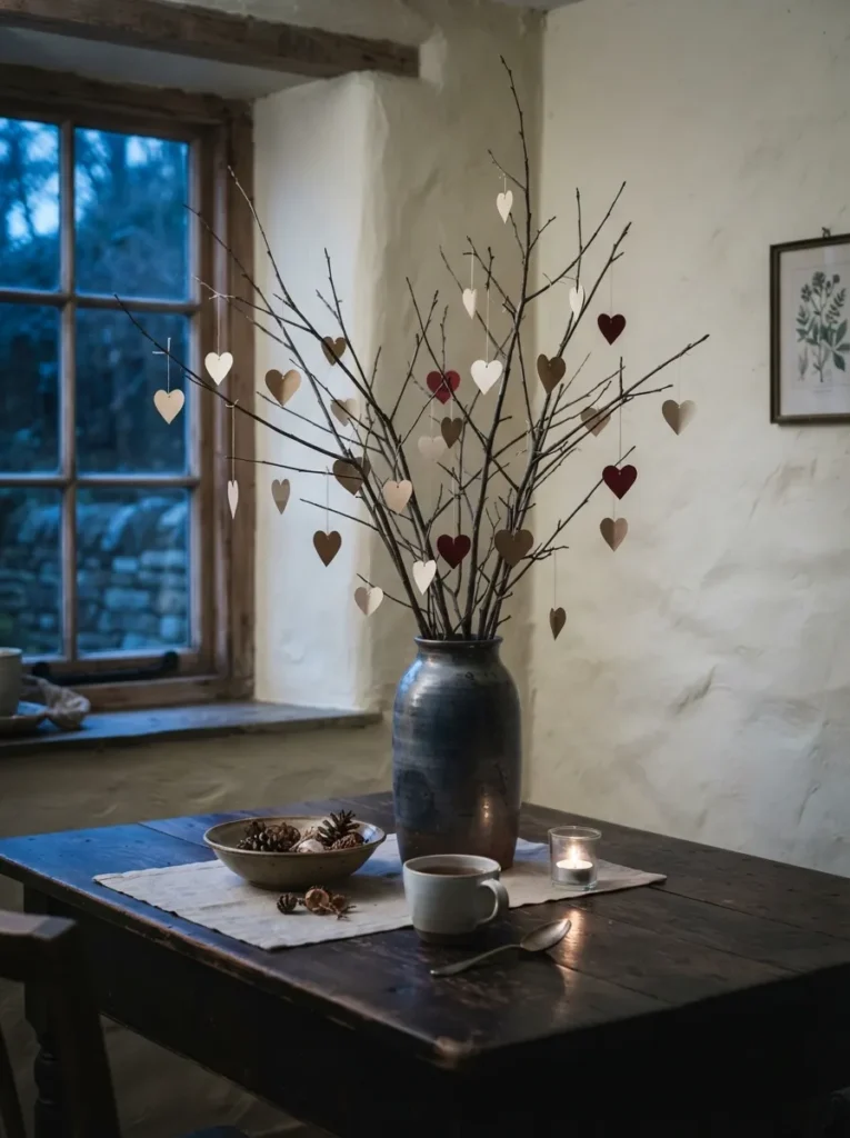 Winter Branch Hearts