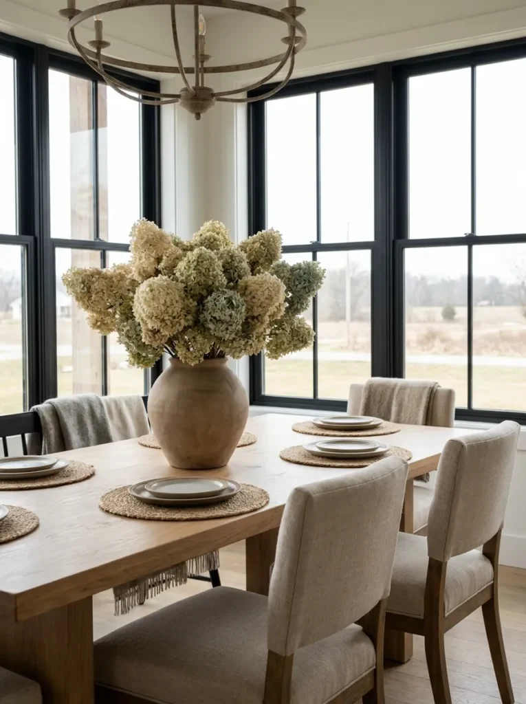 Winter Hydrangea Vase