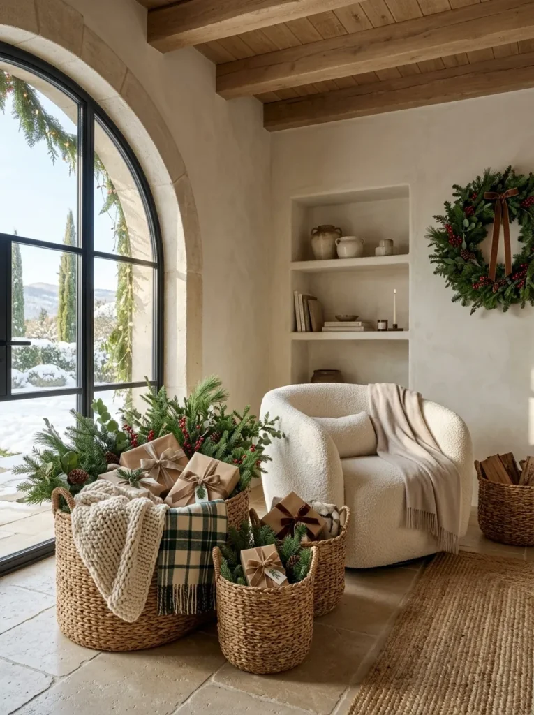 Woven Christmas Baskets