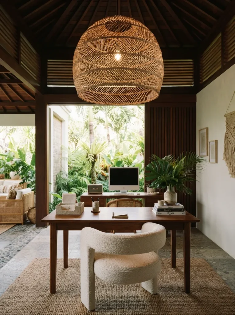 Woven Pendant Light