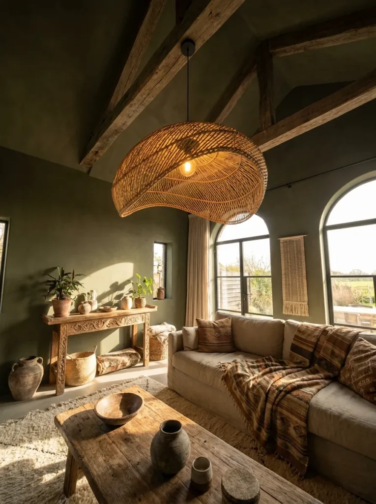 Woven Pendant Light
