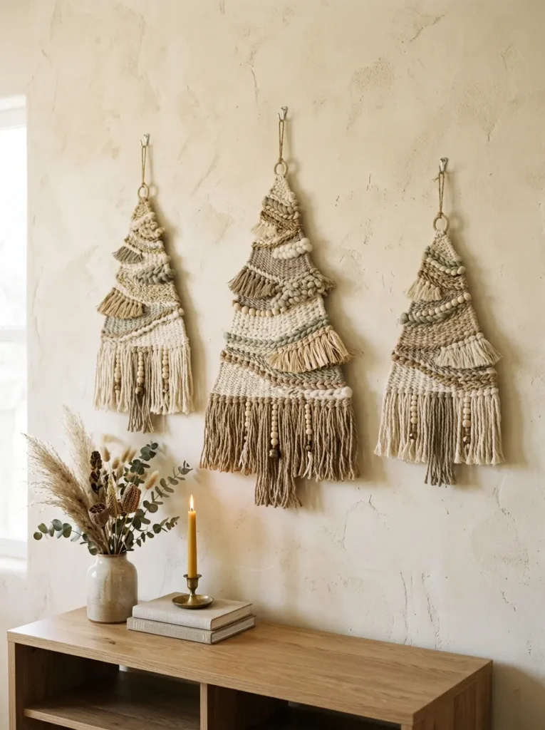 Woven Wall Christmas Trees
