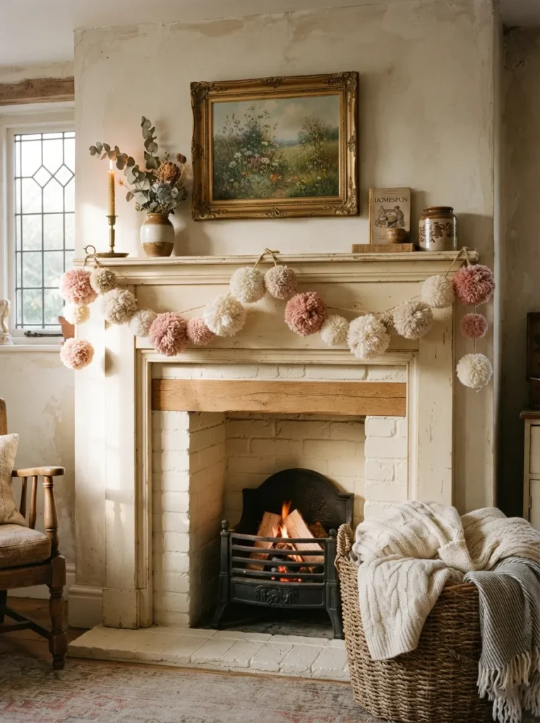 Yarn Pom-Pom Garland