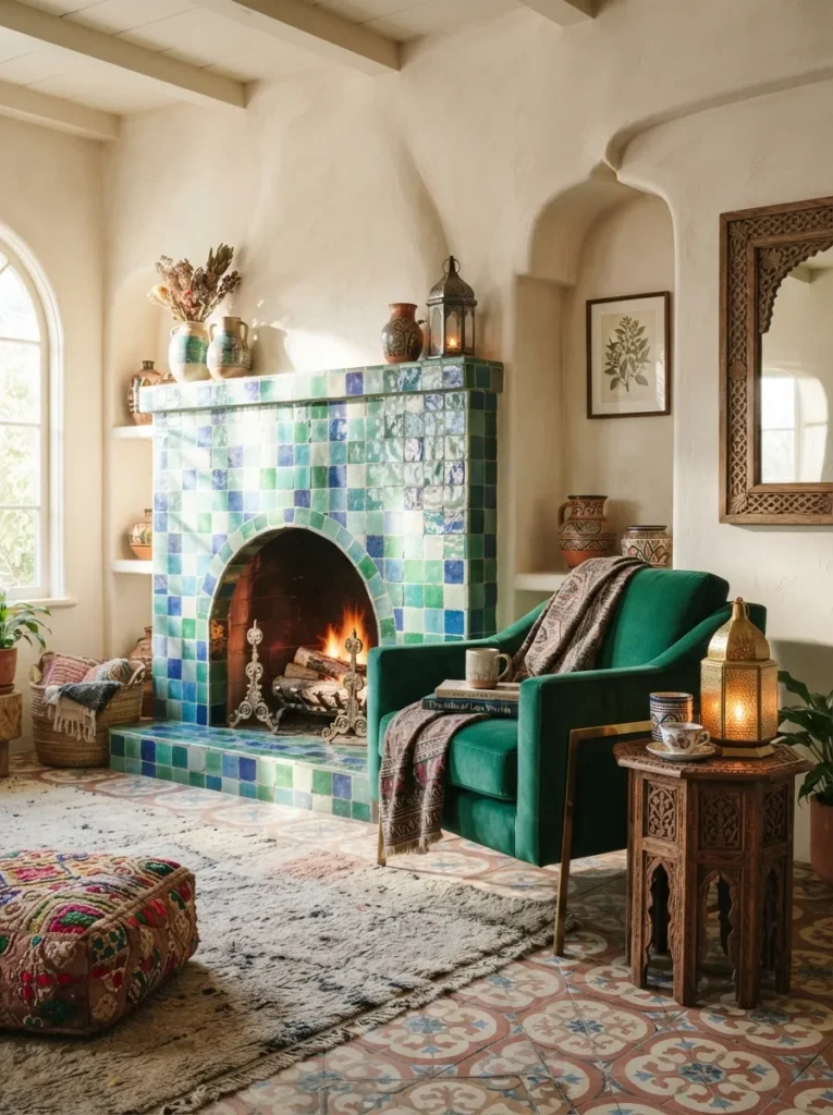Zellige Tile Surround