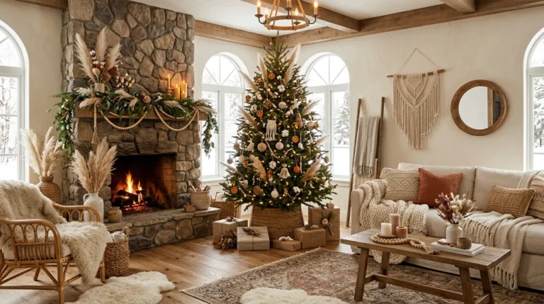 boho christmas decor