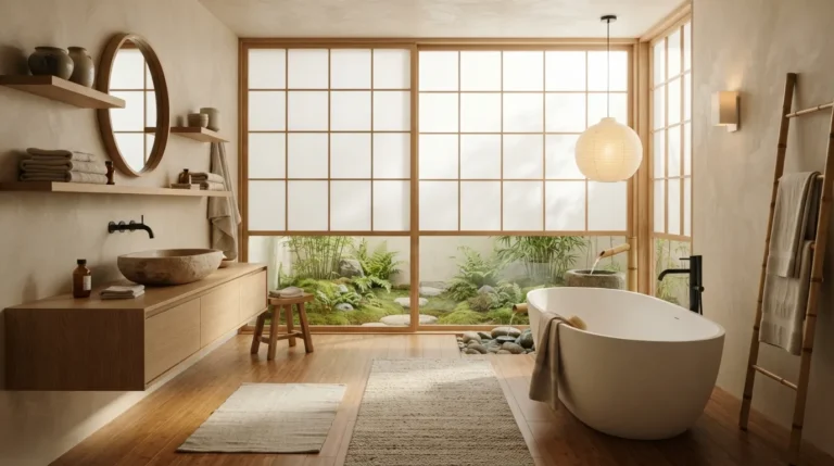 japandi bathroom design