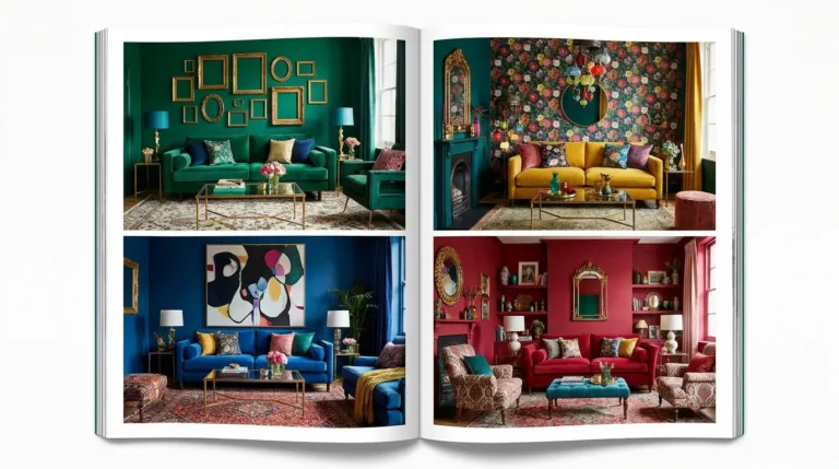 maximalist living room