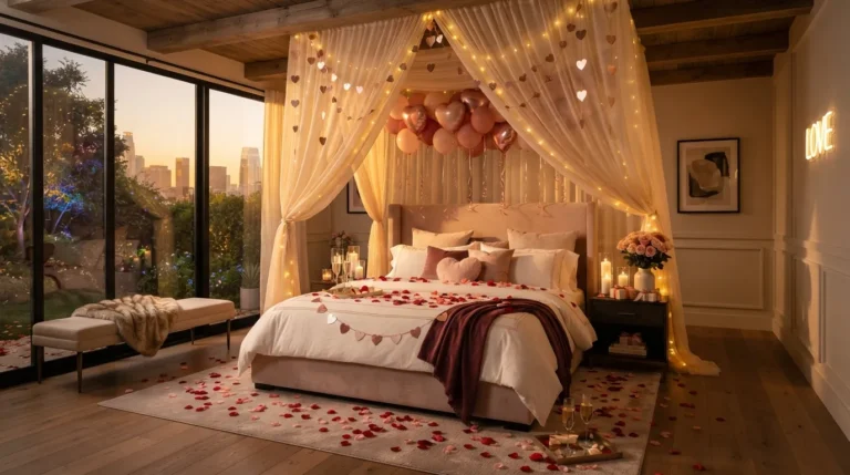 valentines day bedroom decor