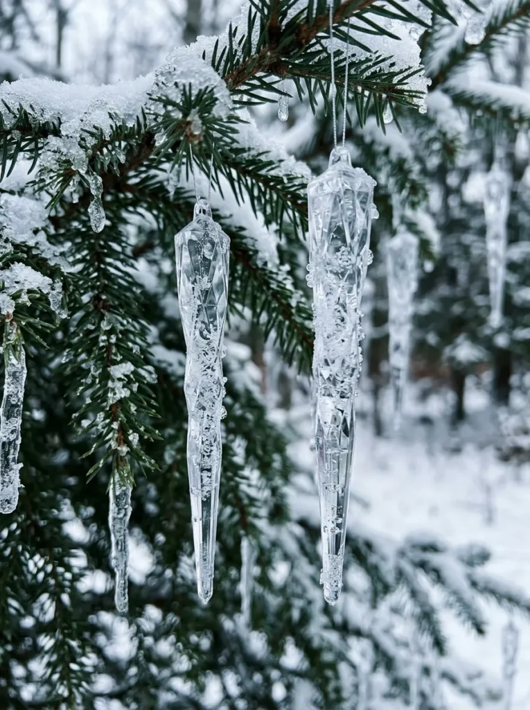 Acrylic Icicle Drops