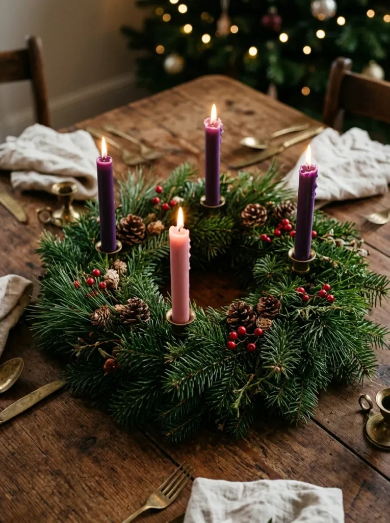 Advent Wreath Candles