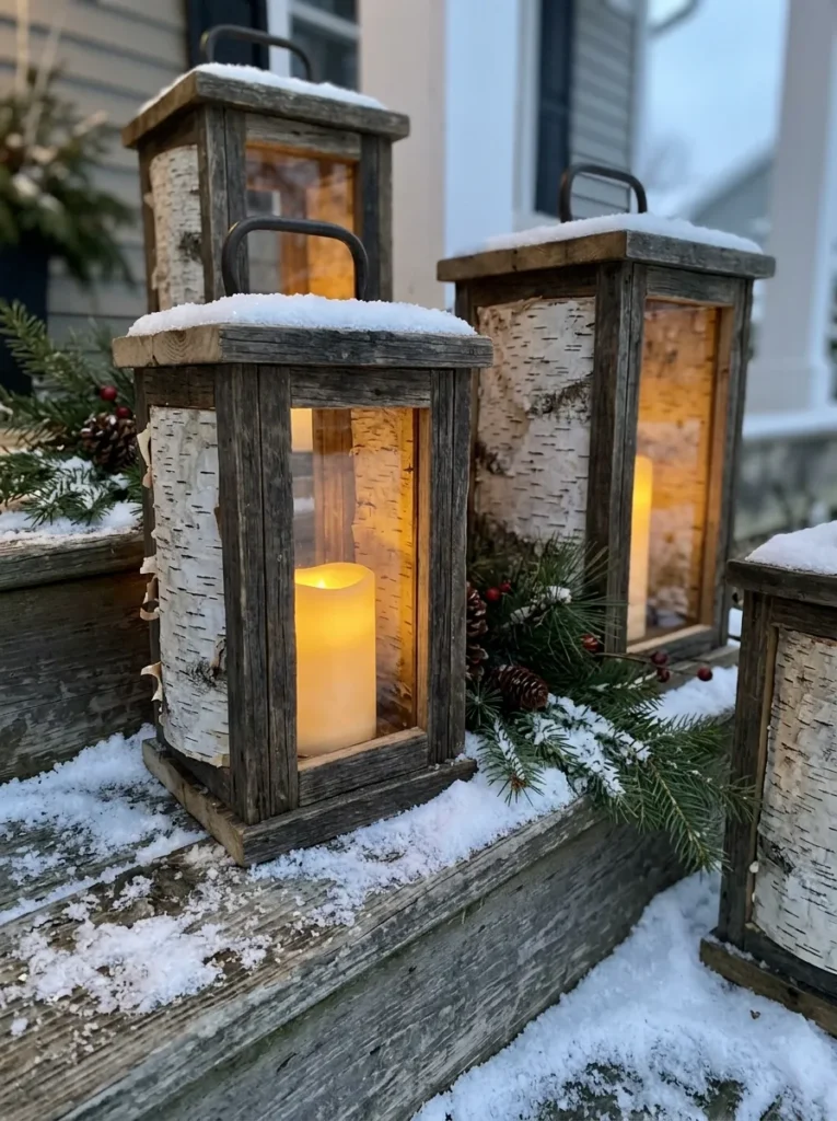 Birch Bark Lanterns