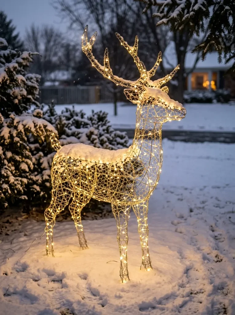 Chicken Wire Reindeer