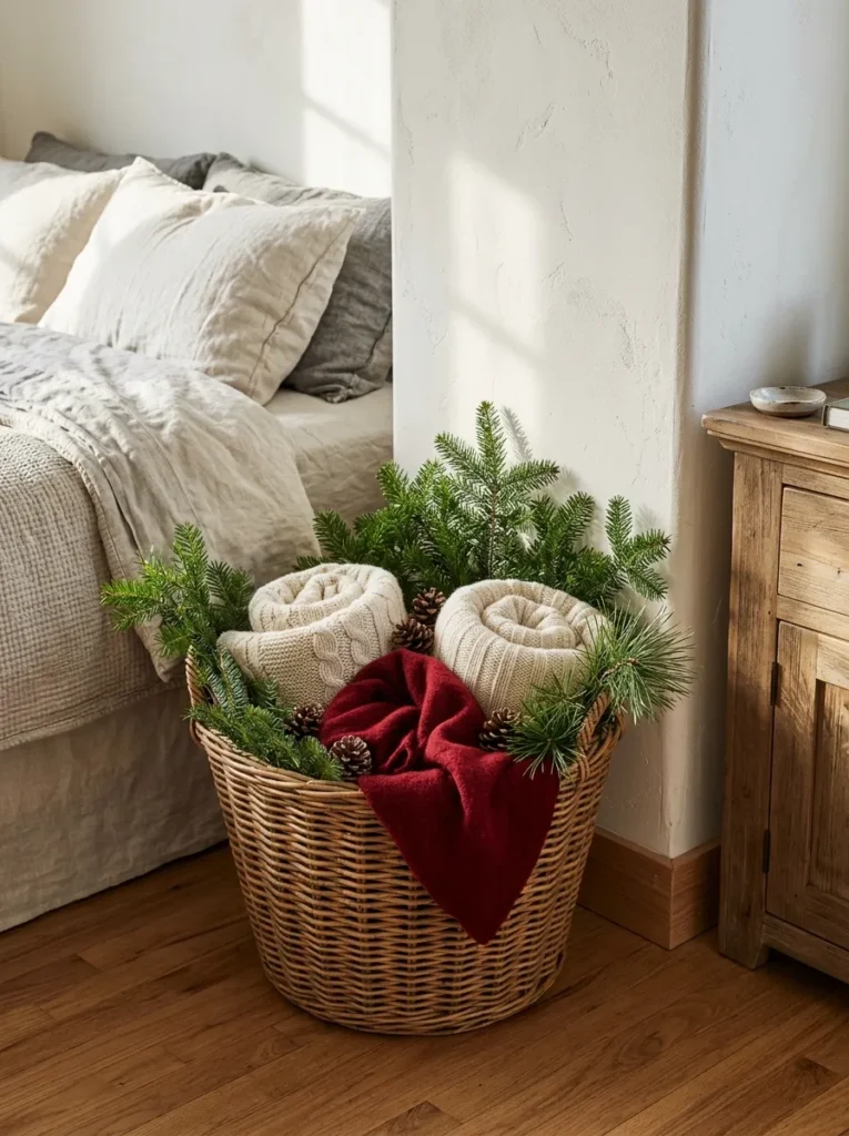 Christmas Basket Styling