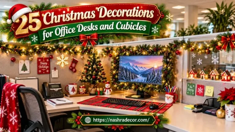 Christmas Decorations for Office Desks