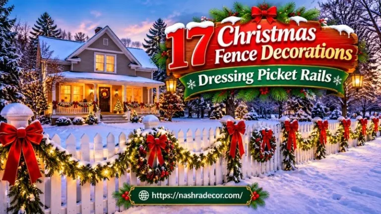 Christmas Fence Decorations