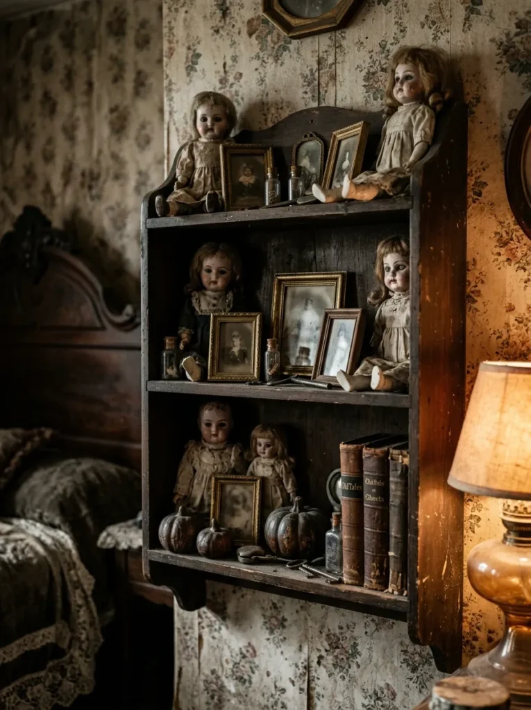 Creepy Doll Shelf