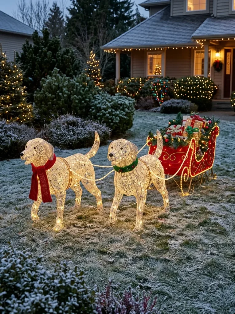 Dog Sleigh Duo