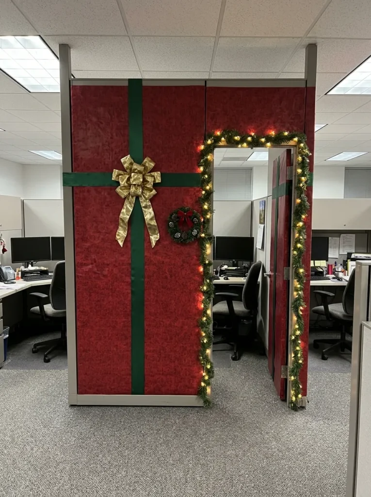 Door Wrapped Present