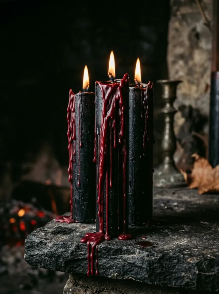 Dripping Blood Candles