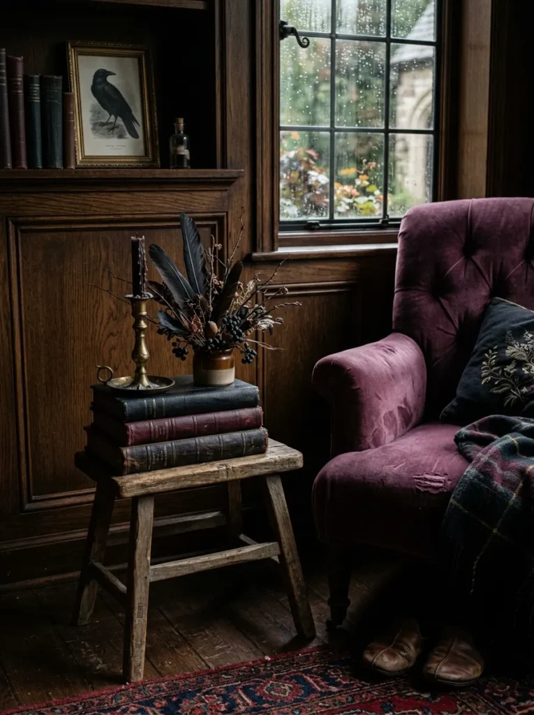 Eerie Book Stack