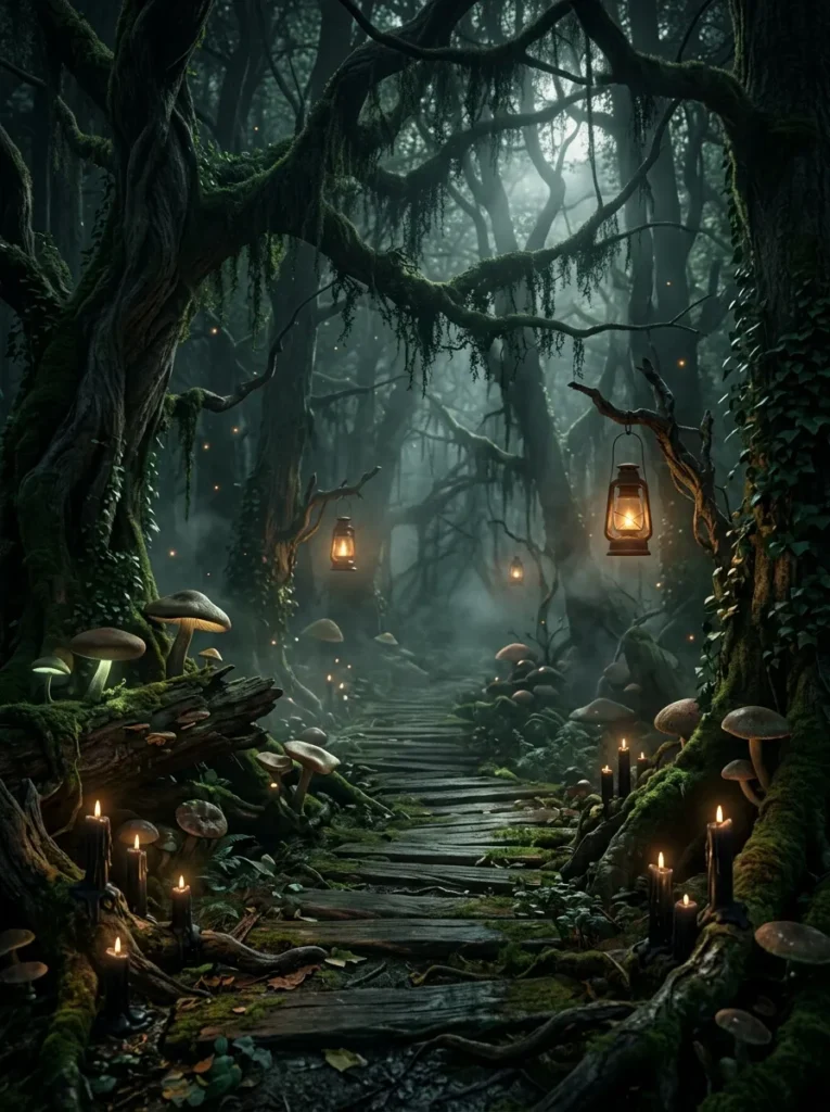 Enchanted Dark Forest