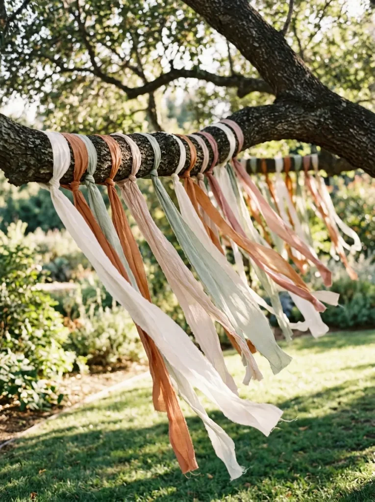 Fabric Streamer Ties