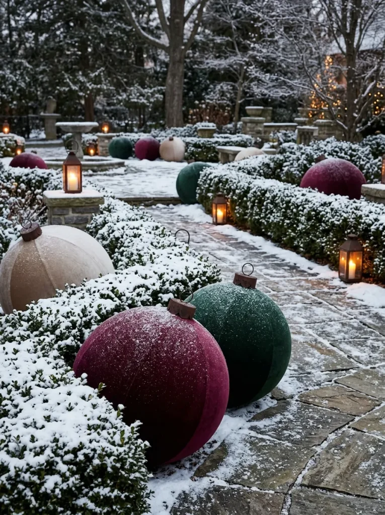 Flocked Velvet Spheres