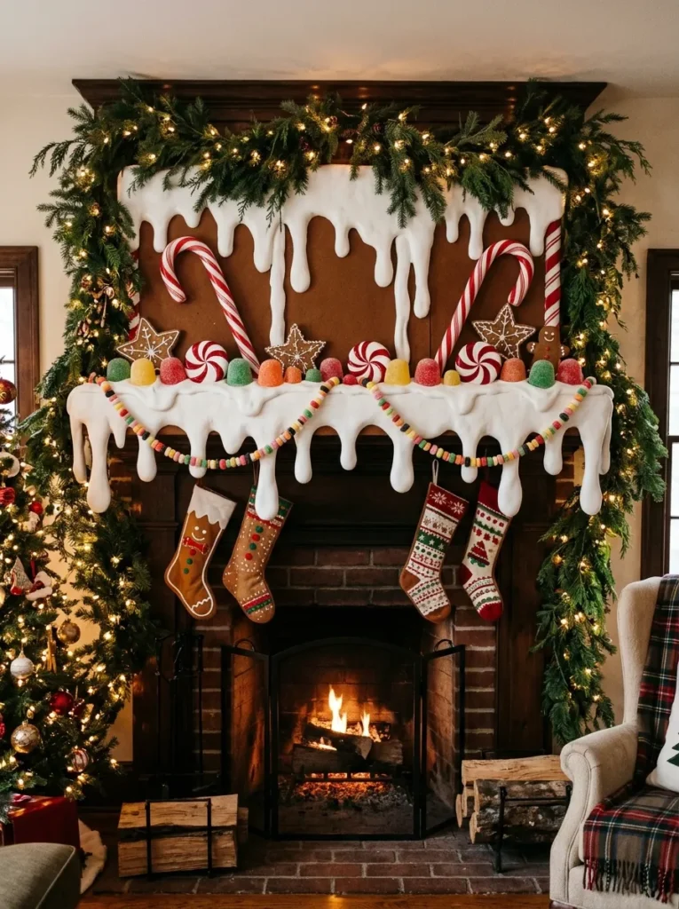 Frosting Drip Mantel