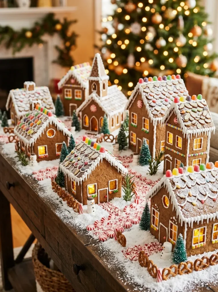 Gingerbread House Village
