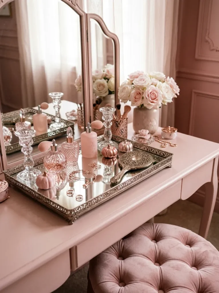 Glam Pink Vanity Tray