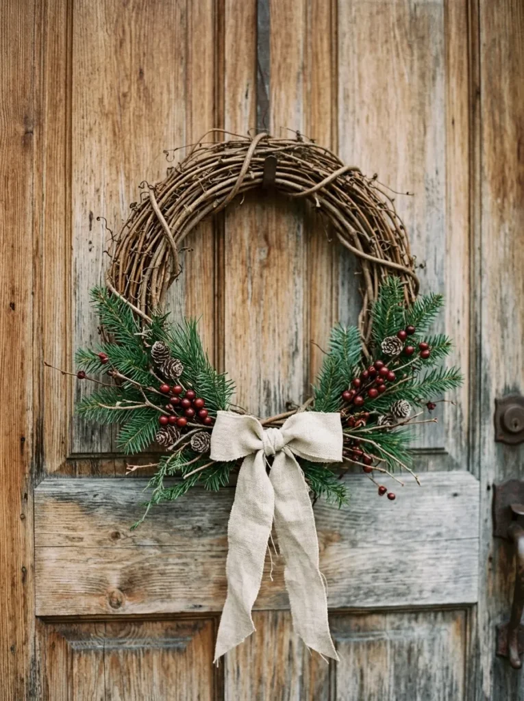 Grapevine Christmas Wreath