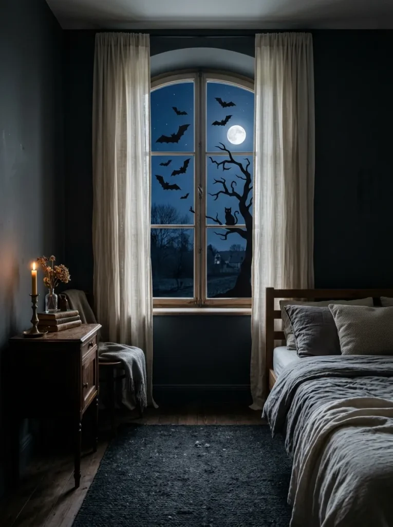 Halloween Window Silhouettes