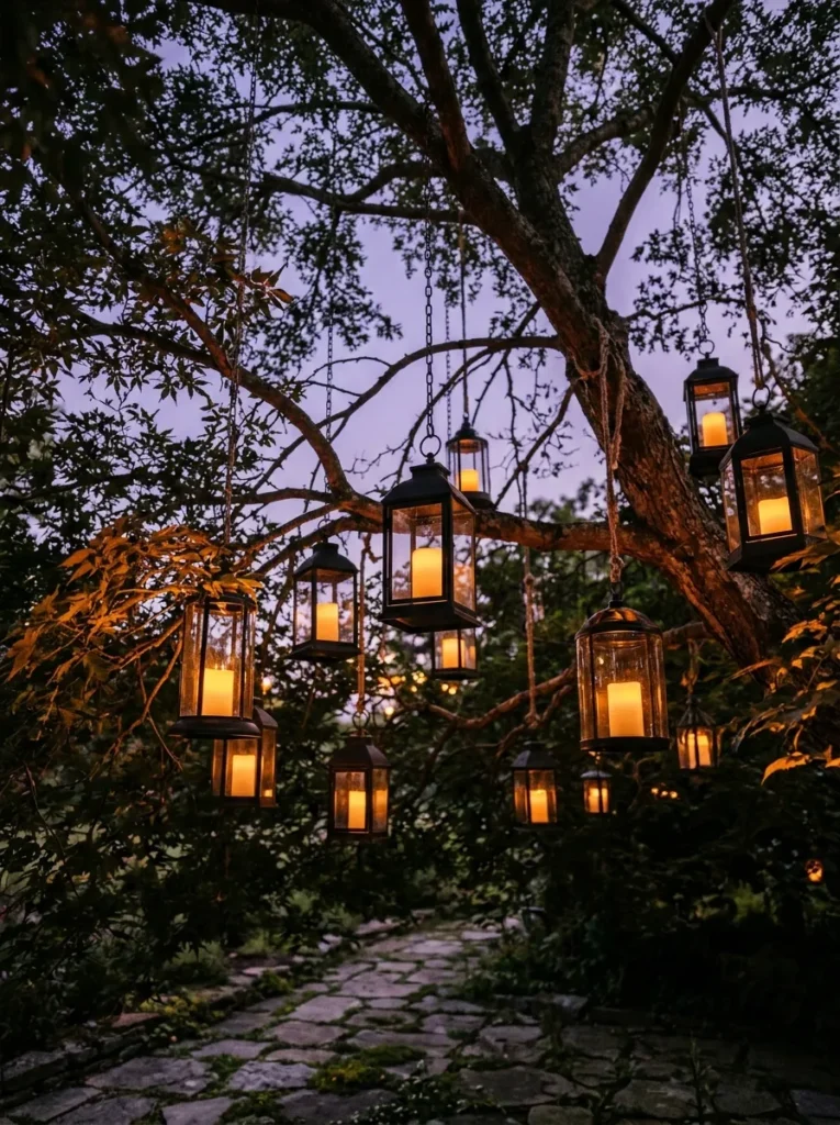 Hanging Lantern Branches