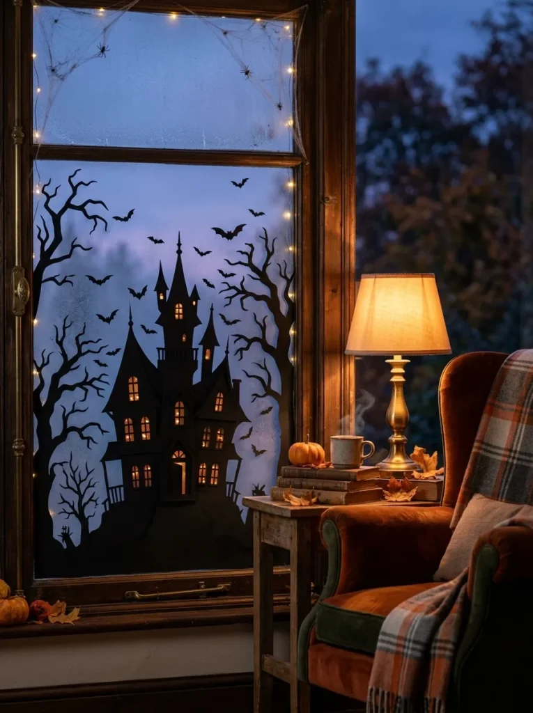 Haunted House Silhouettes