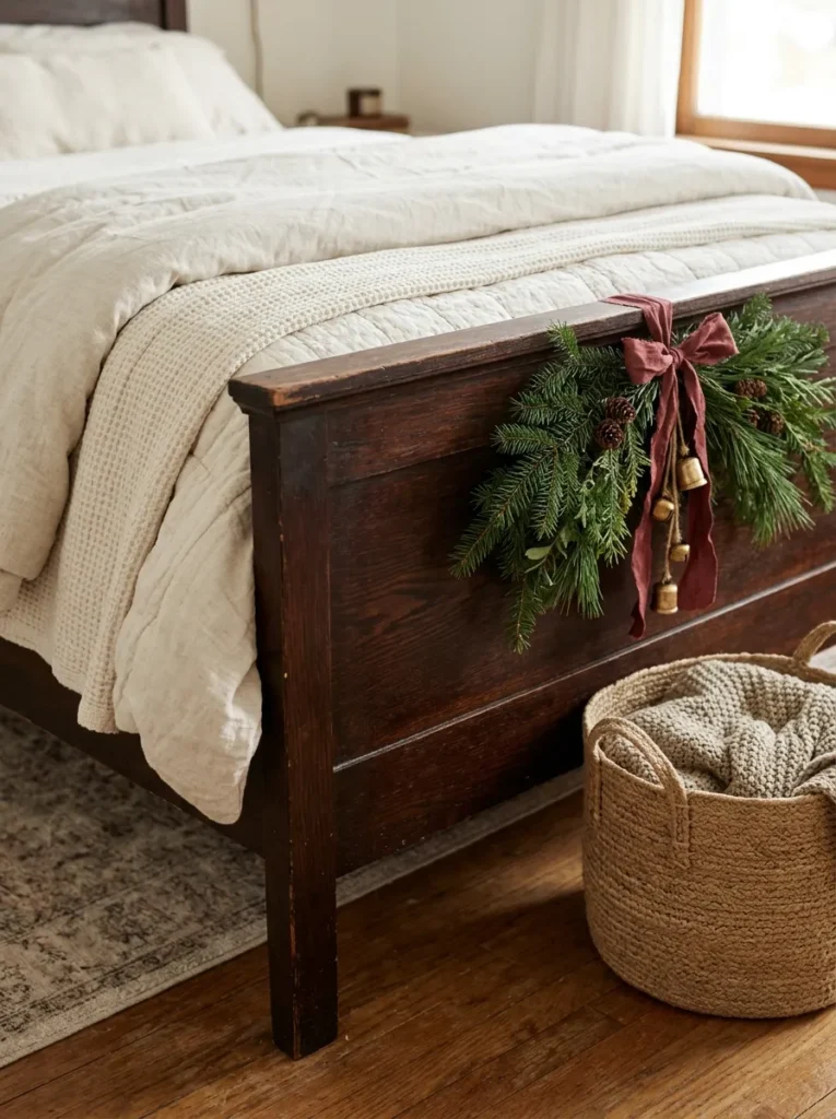 Holiday Footboard Decor