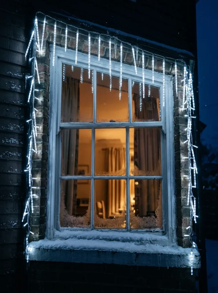 Icicle Window Frame
